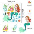Luminous Flower Fairy Mermaid Butterfly Wall Sticker