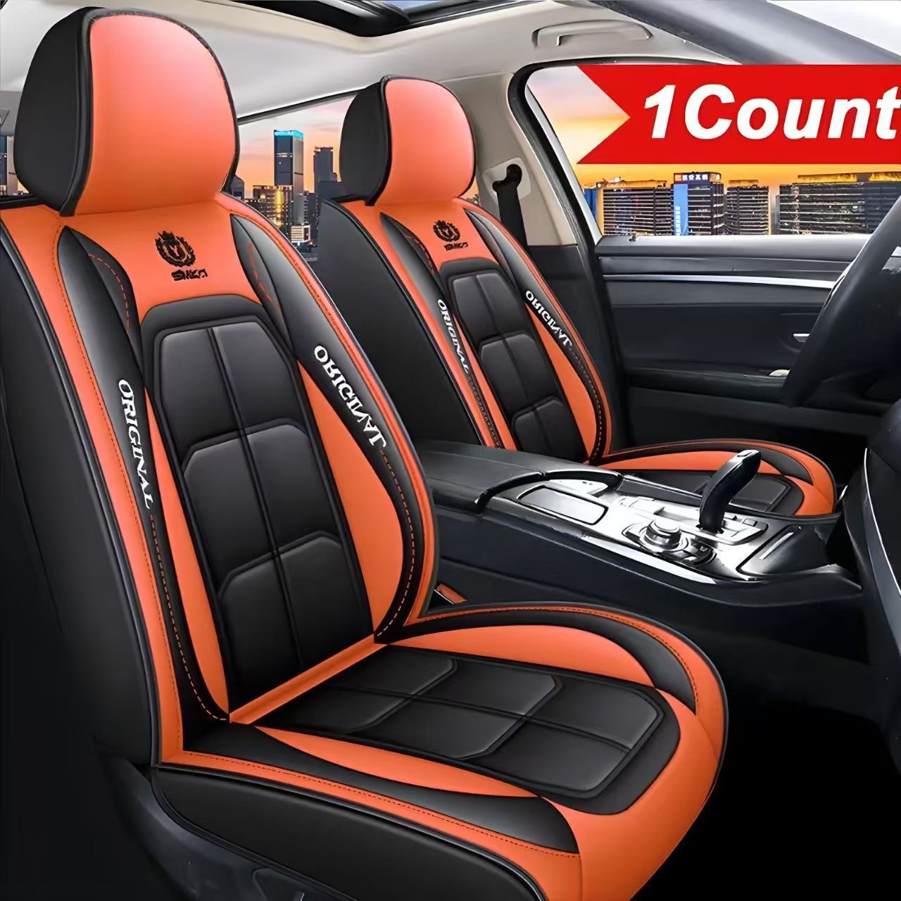 Full Leather All-Inclusive Car Seat Cover - Single Seat