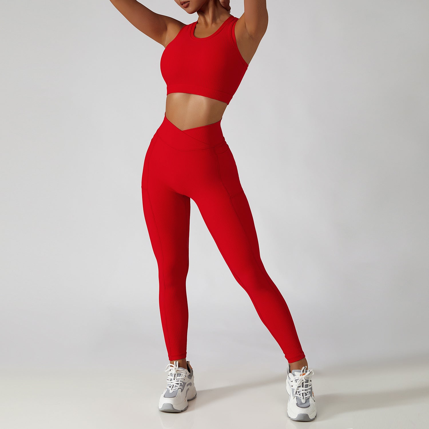 Women's Shockproof Push-Up Sports Bra