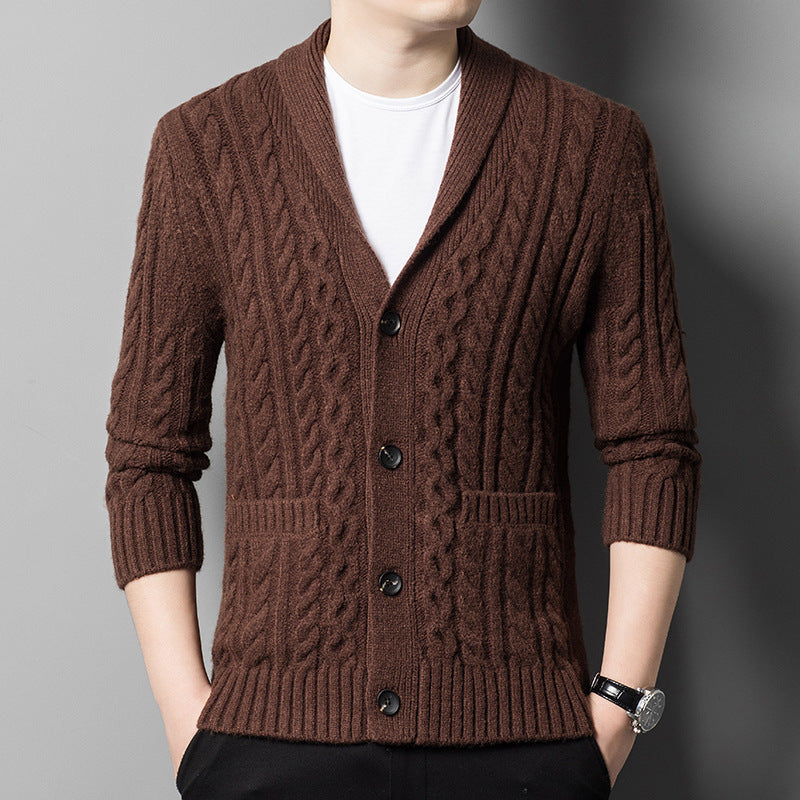 "2023 Autumn Casual Knit Cardigan for Men"