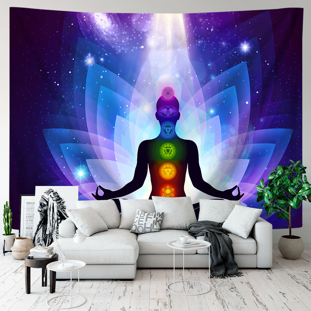 New Yoga Meditation Tapestry for Sofa or Wall Decor