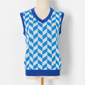 Color Block Knit Tank Top for Women - Sleeveless Pullover