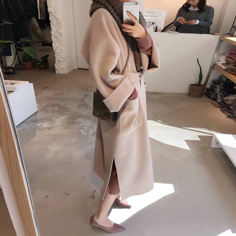 Thick Woolen Overcoat for Cold Weather