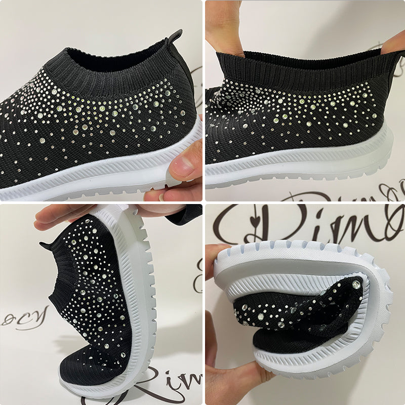 Women's Casual Vulcanized Canvas Flat Shoes for Summer