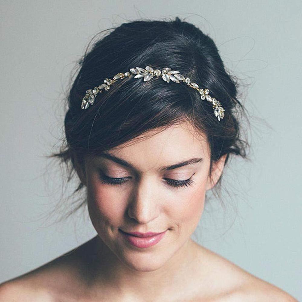Silver Wired Crystal Rhinestone Wedding Hair Comb