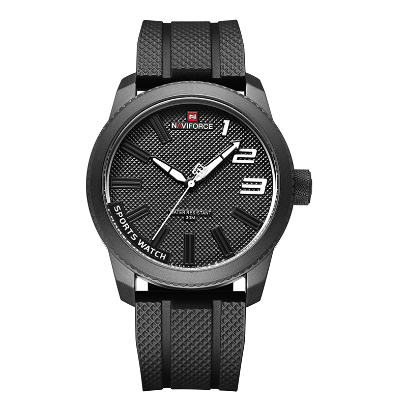 Trendy Junior High School Men's Quartz Silicone Watch