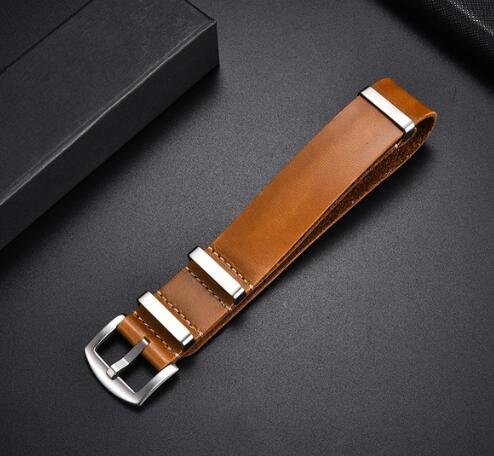 Retro Top Layer Cowhide Leather Watch Strap