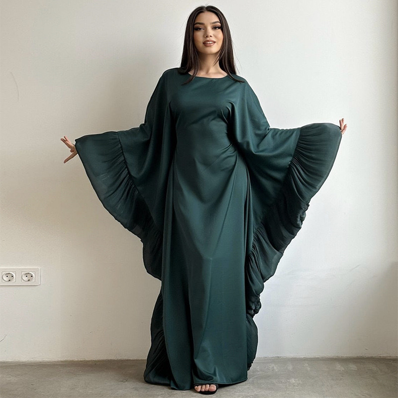 Lace Sleeve Patchwork Kimono Robe