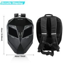 LED Backpack Screen with Luminous Eyes