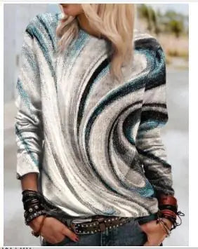 2023 Women's Korean Style Loose Fashion Sweatshirt