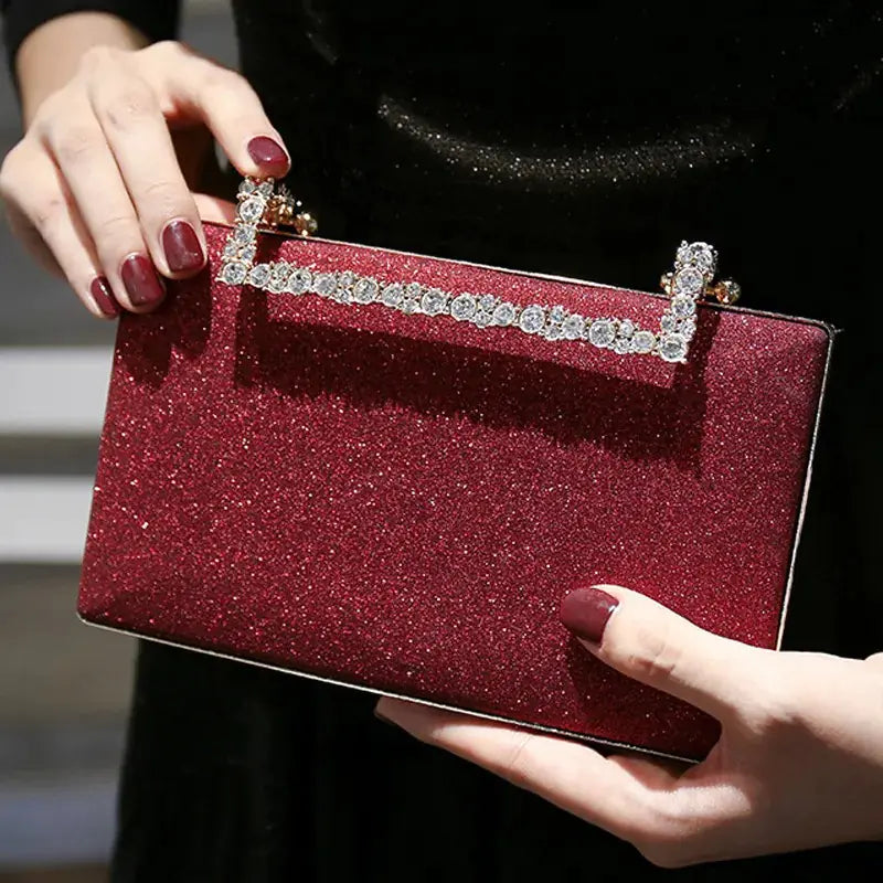 Diamond Evening Clutch Bags for Weddings and Parties