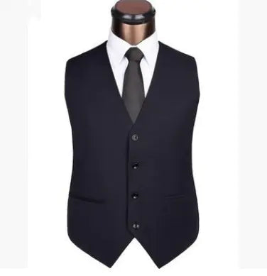 Men's Slim Fit Korean Style Suit Vest (Groom's Attire)
