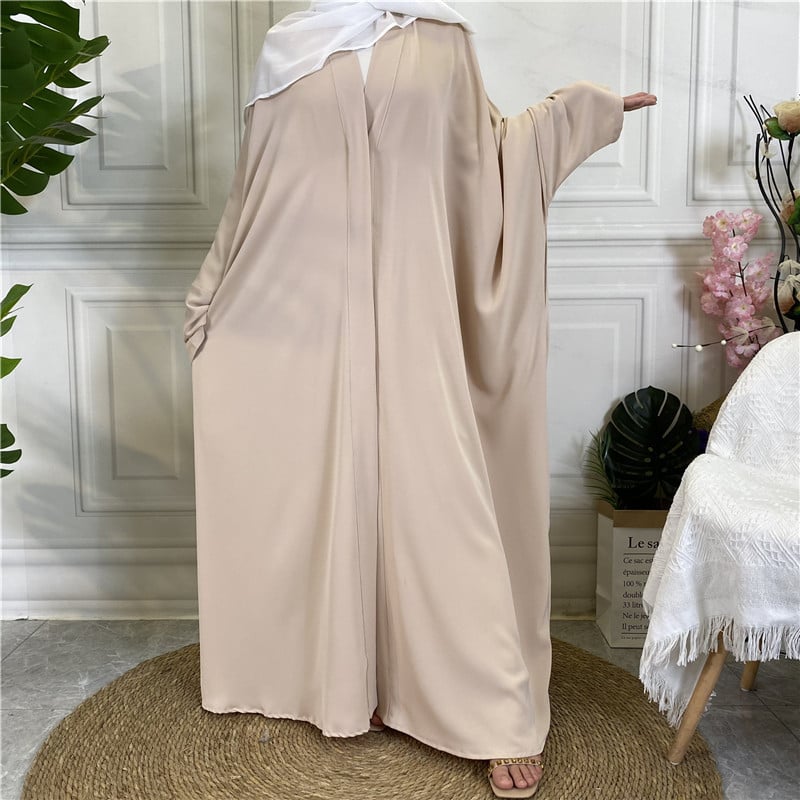 Lace Up Button Up Cardigan Robe in Pure Color