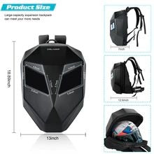 LED Backpack Screen with Luminous Eyes