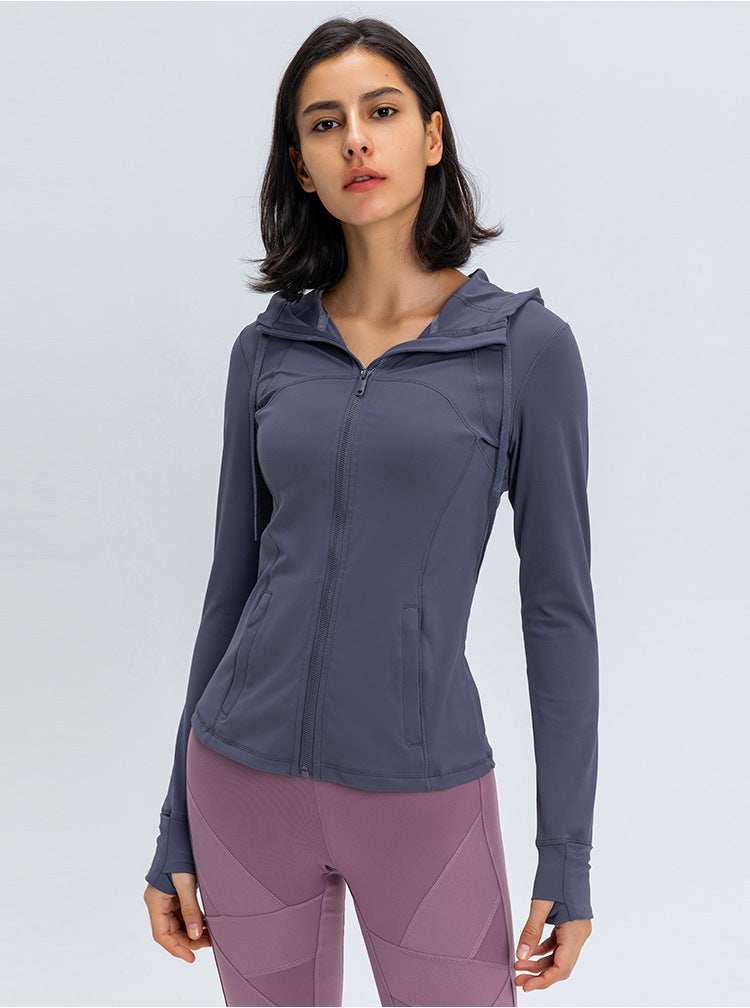 2020 Women's Sports Hooded Jacket for Running & Yoga