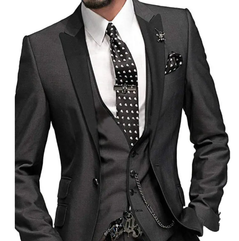 Men's Three-Piece Wedding Suit