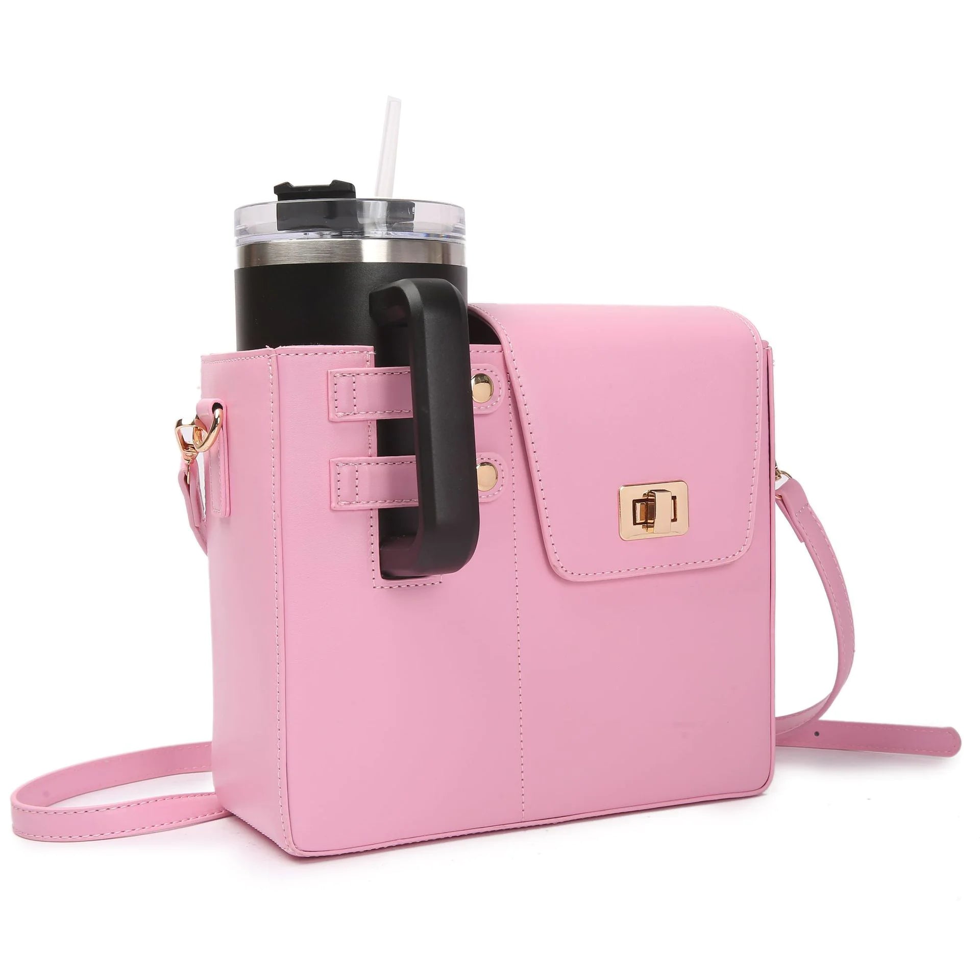 Universal Large Insulated Crossbody Kettle Bag for Bottles