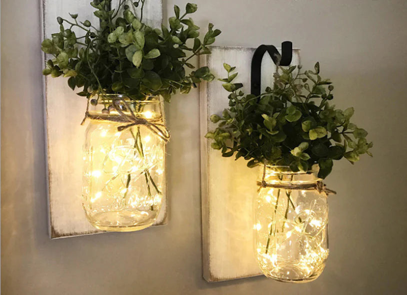 Solar Mason Jar Hanging Light for Garden and Balcony Decor