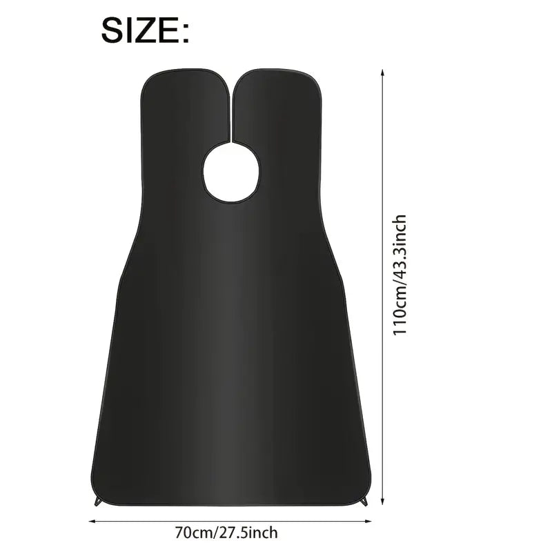 Beard Shave Apron Bib and Trimmer Holder Organizer