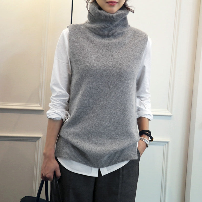 Super Large Harajuku Anime Knit Vest Fashion