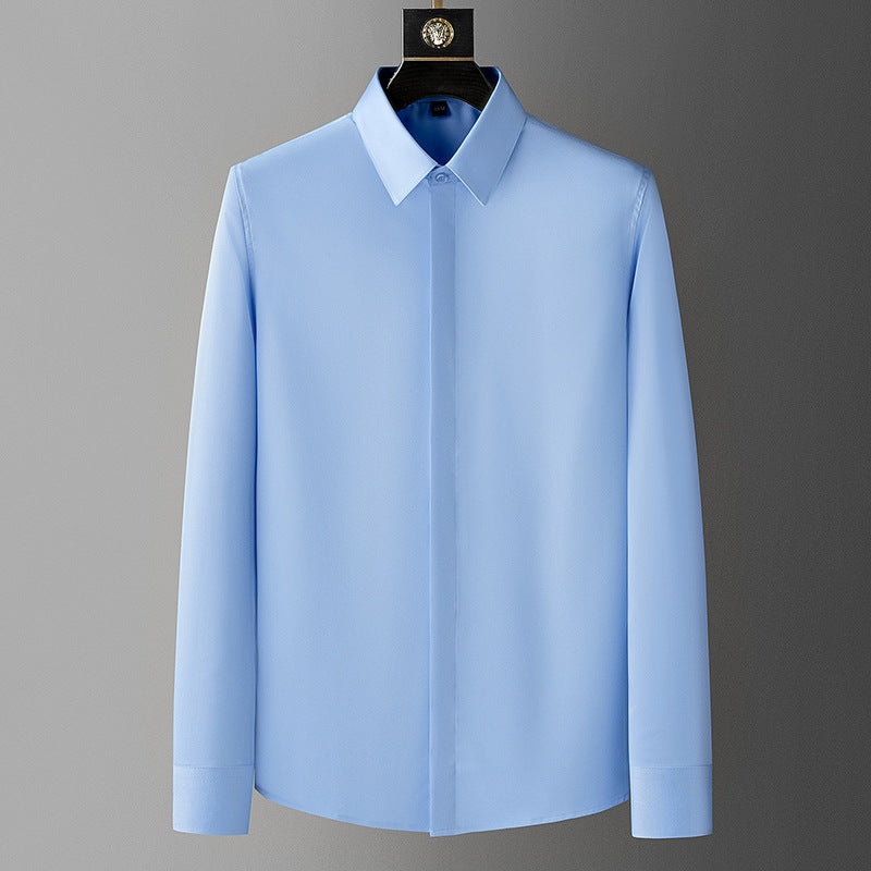 Men's Long Sleeve Business Dress Shirt - Wrinkle Free