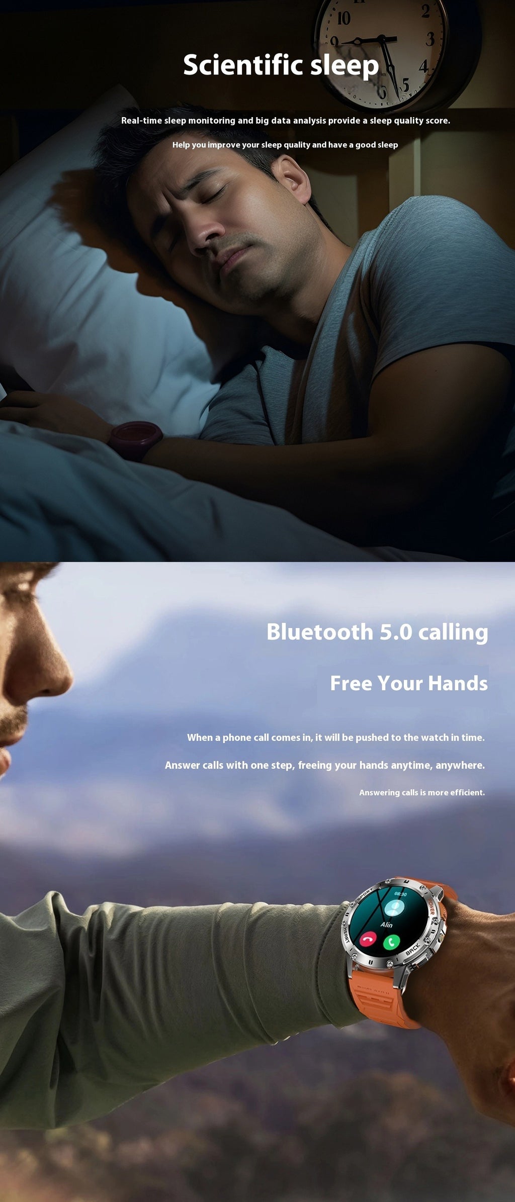 Men's Smart Health Watch