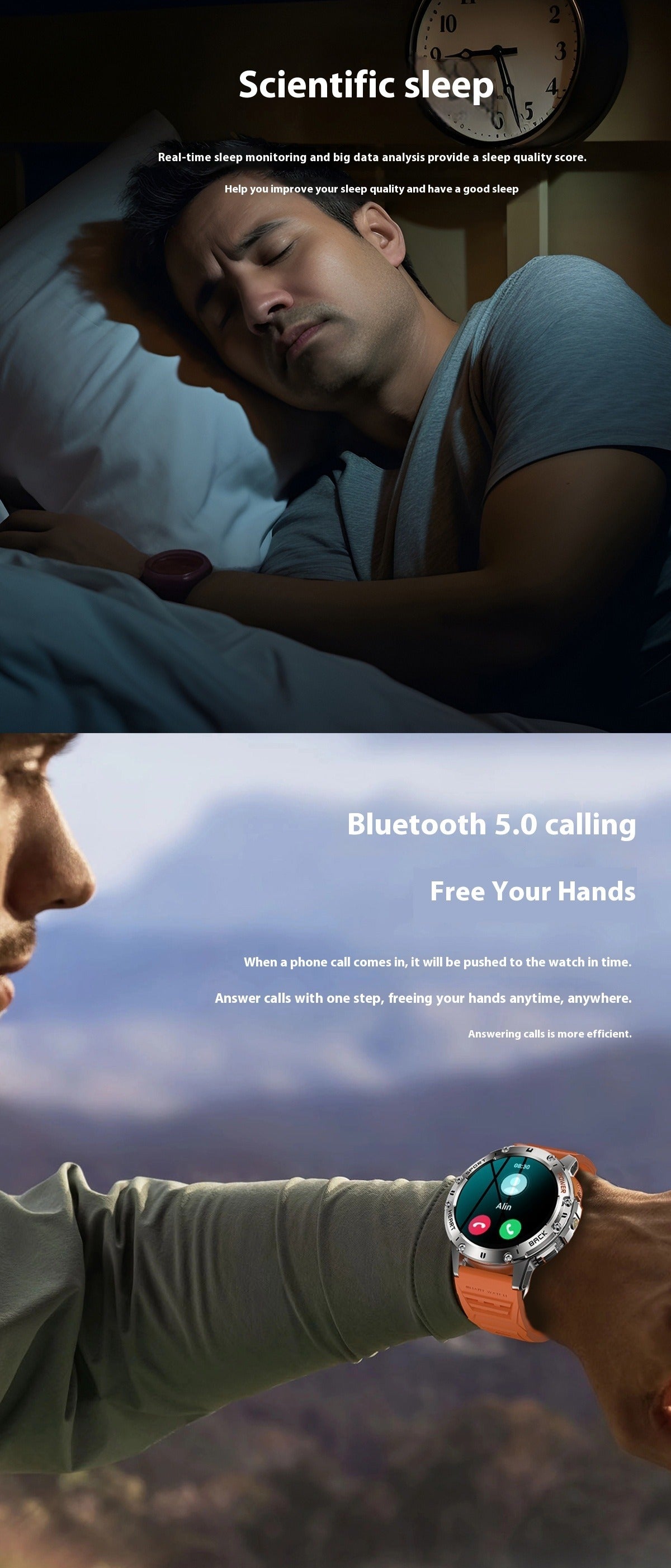 Men's Smart Health Watch
