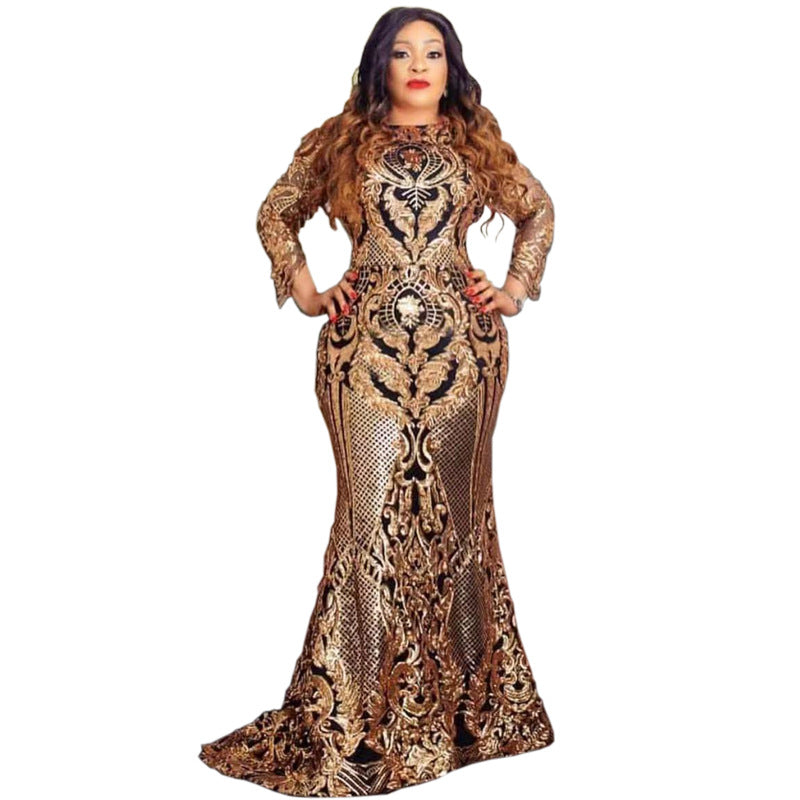 Fashionable Sequin Dress for Parties and Events