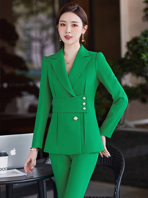 High-Quality Casual Business Suit in Blue