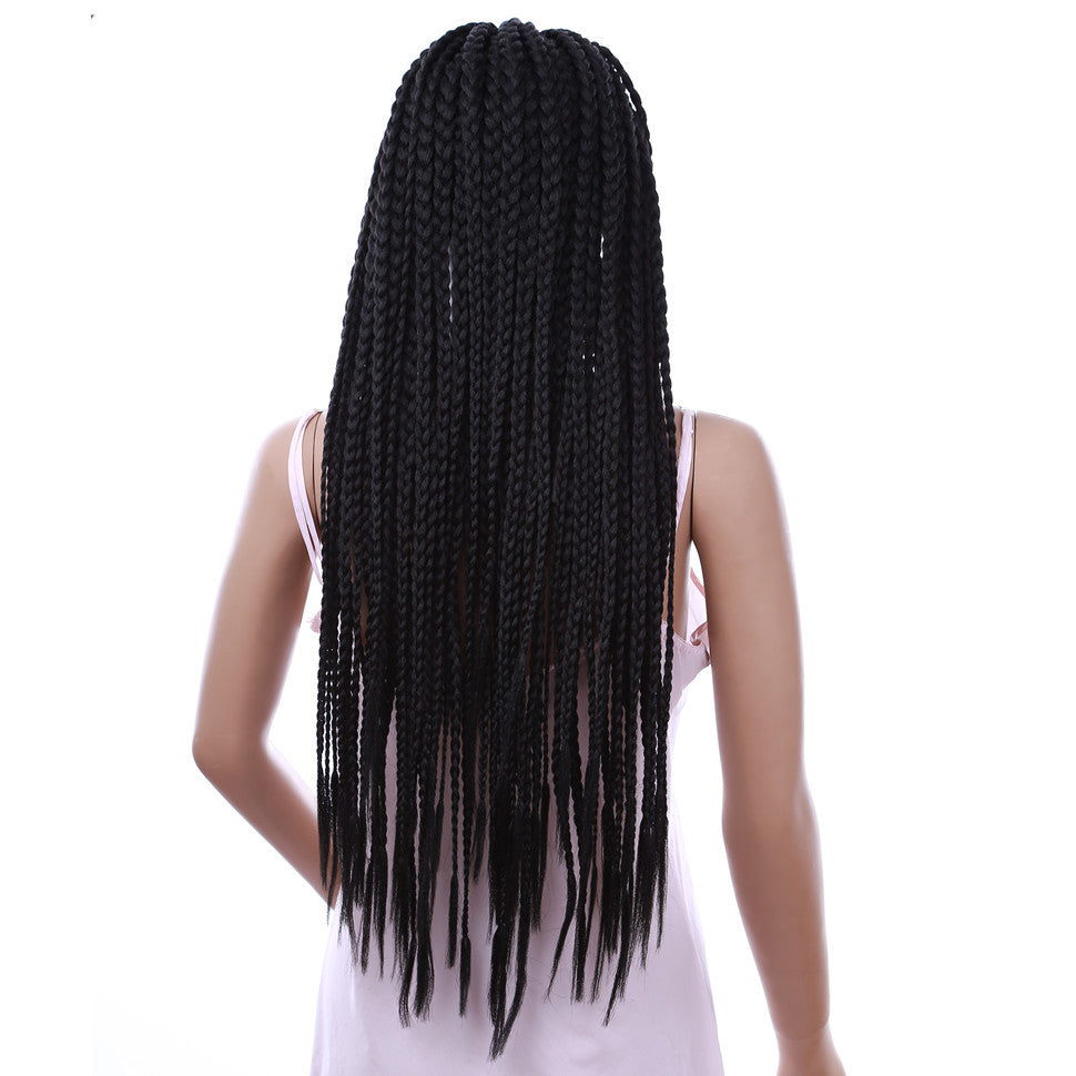 Handcrafted Exotic Lace Braid Wig Set