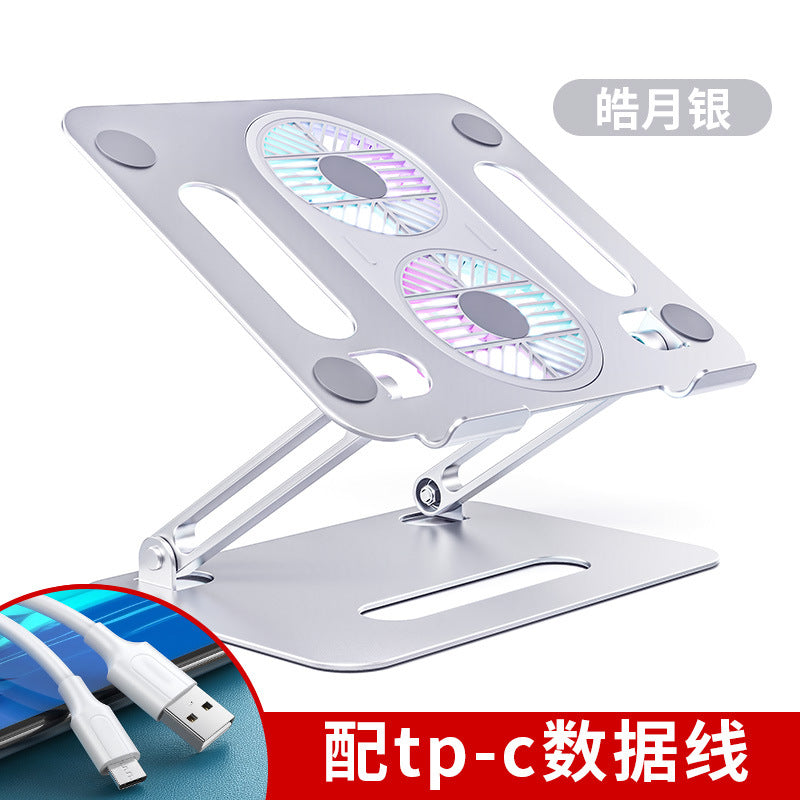 Laptop Stand with Height Adjustment and Cooling Feature