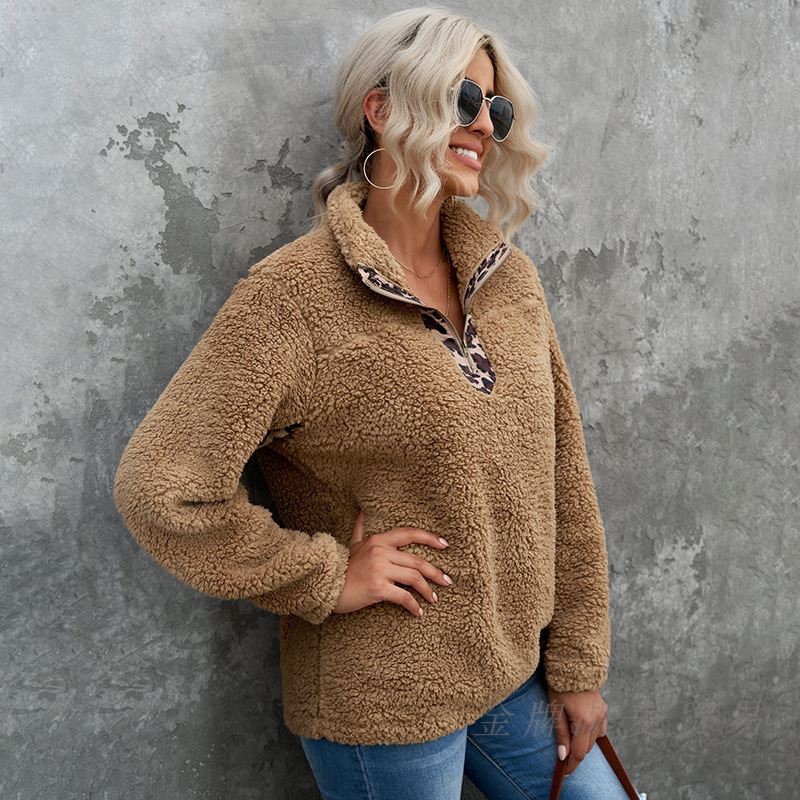 Ladies Plush Sweater for Autumn and Winter
