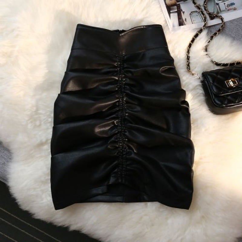 High Waisted Versatile Bag Hip Short Skirt