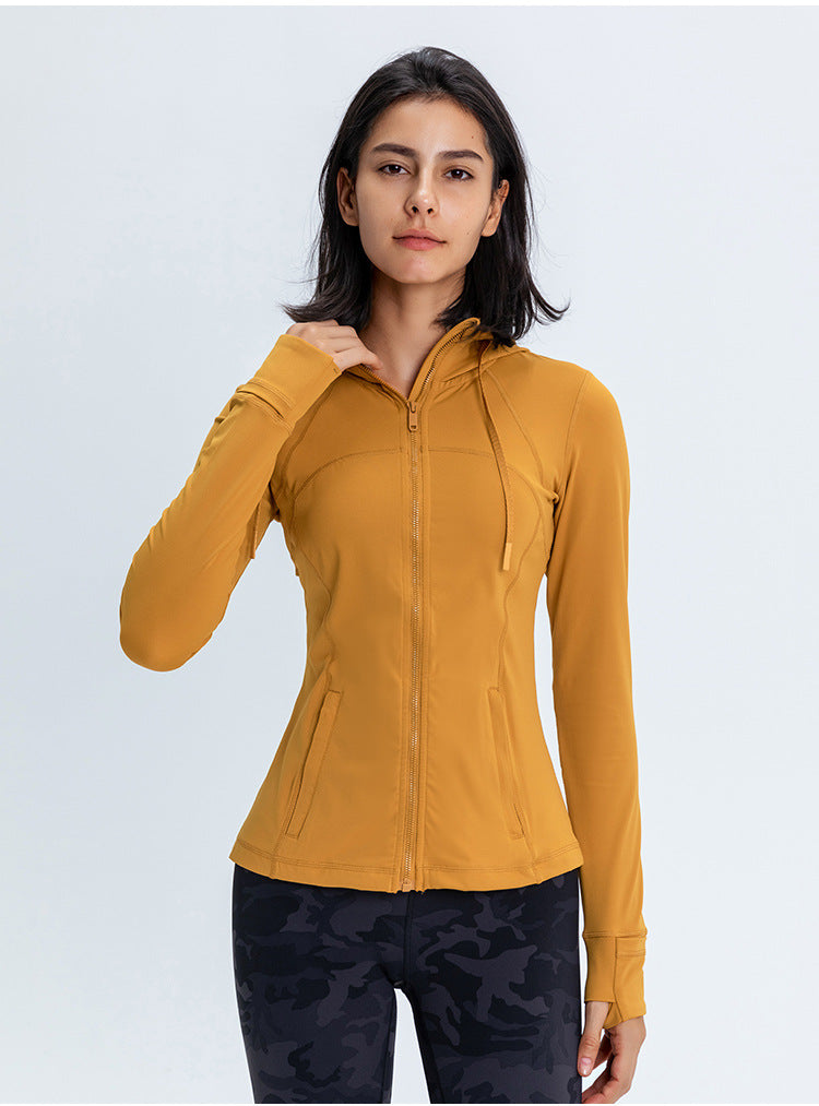 2020 Women's Sports Hooded Jacket for Running & Yoga