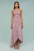 Women's Chiffon Ruffle Pencil Dress