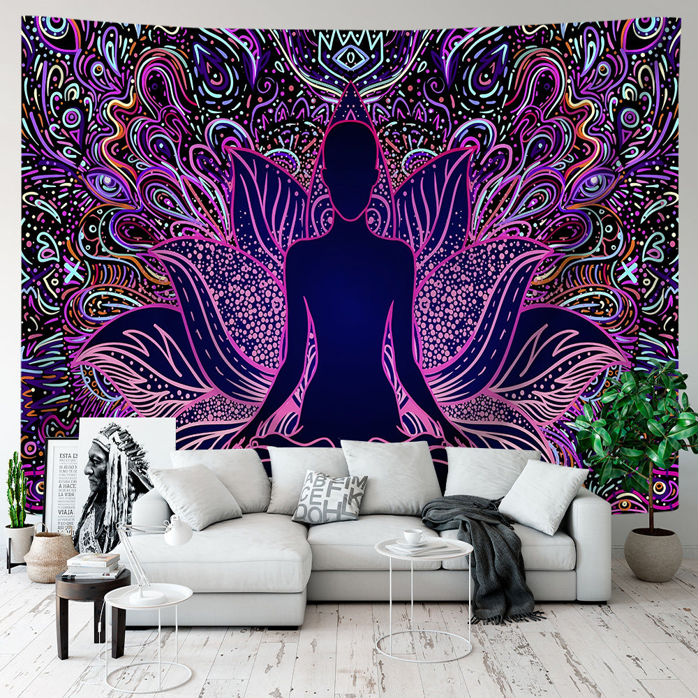 New Yoga Meditation Tapestry for Sofa or Wall Decor