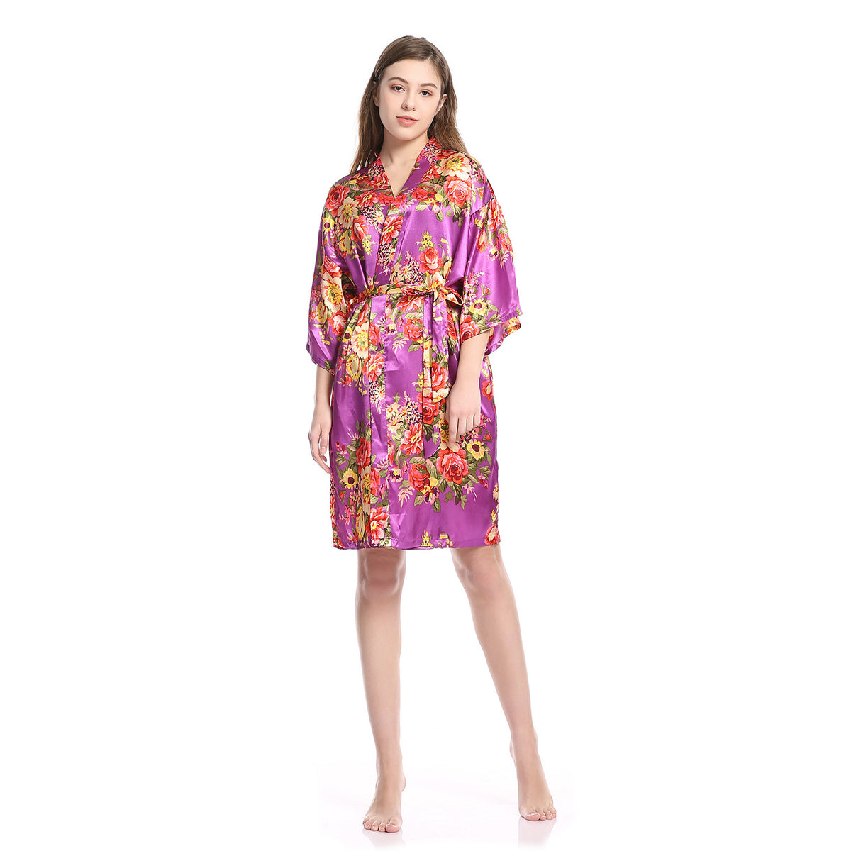 Silk Women's Pajama Robe for Home Wear