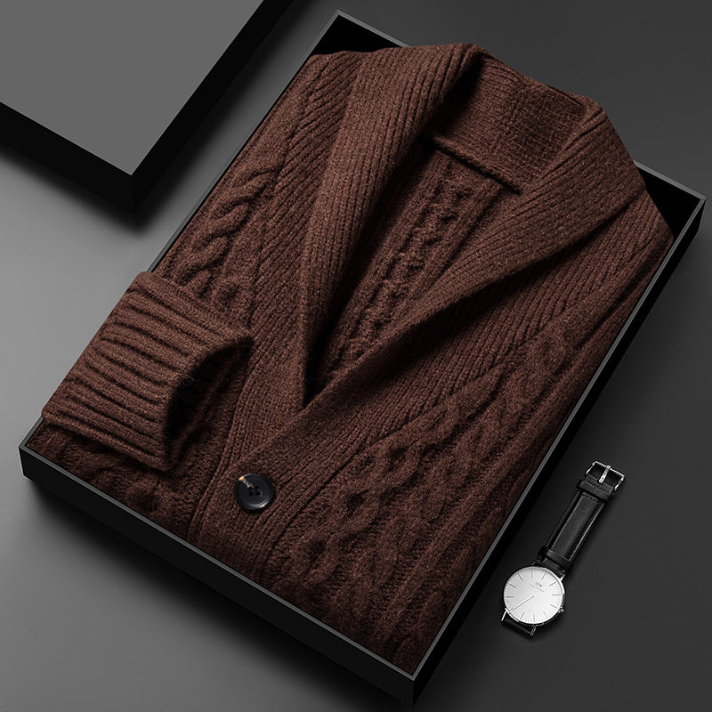 "2023 Autumn Casual Knit Cardigan for Men"