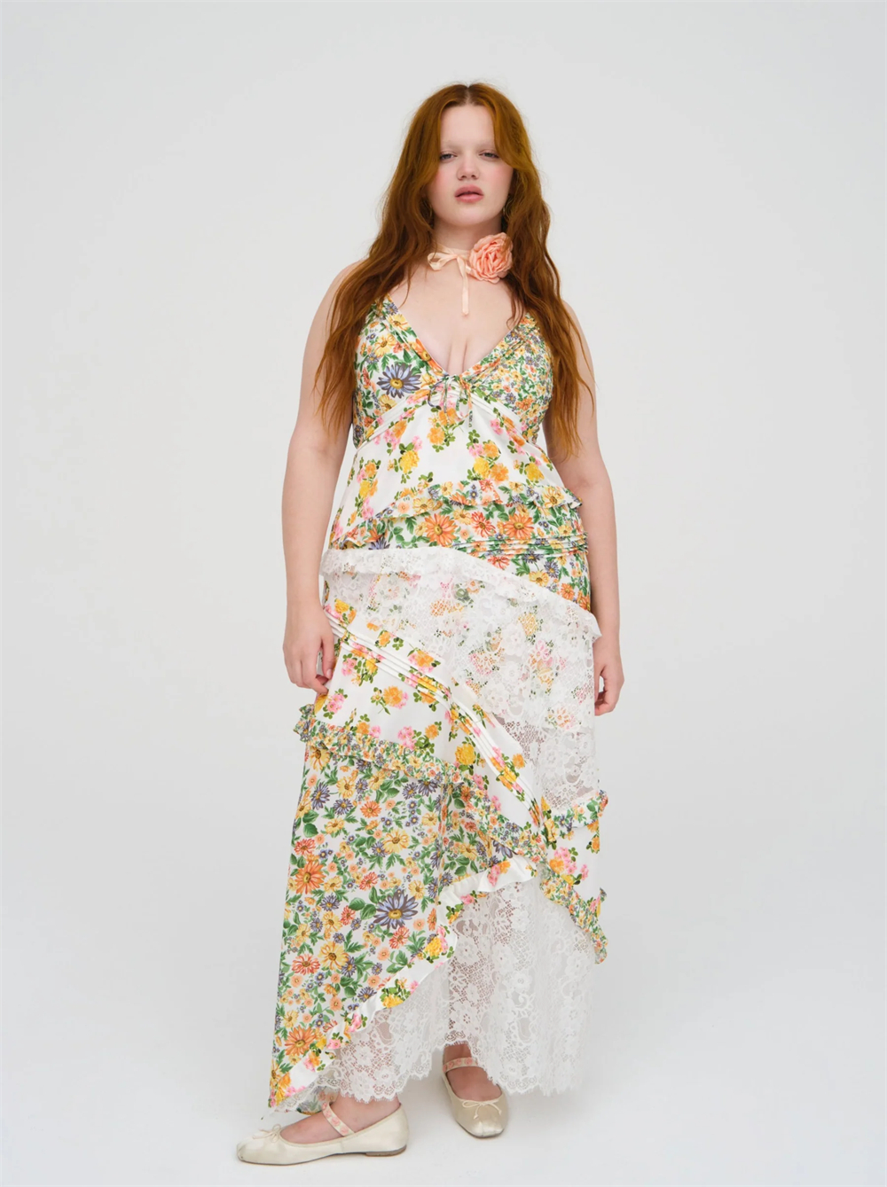 Printed Halter Maxi Dress for Women