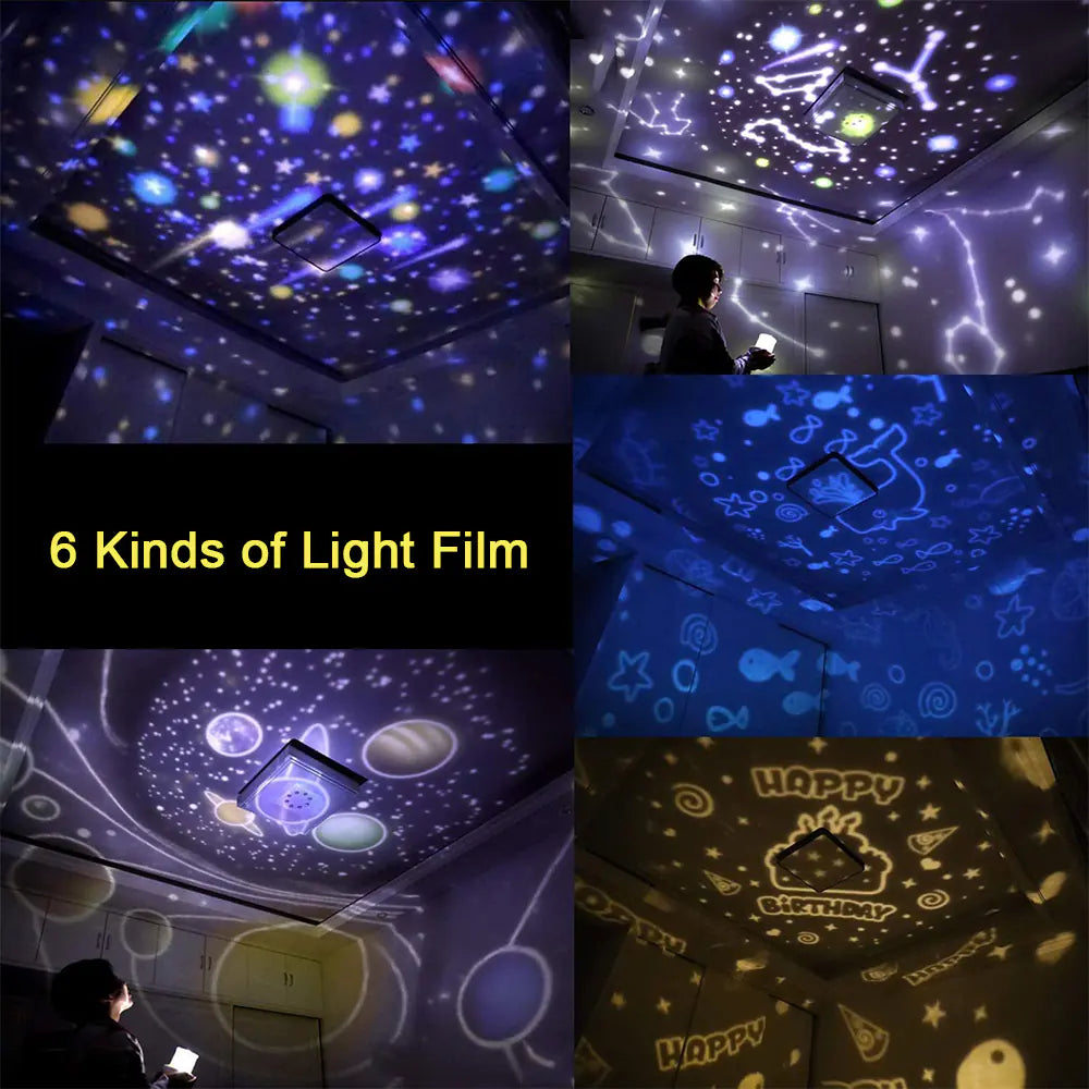 Star Dream Girl Romantic Projection Lamp