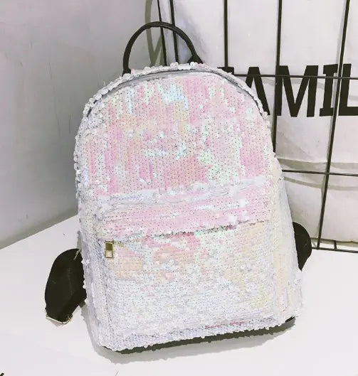 Mermaid Sequin Backpack - Casual Design
