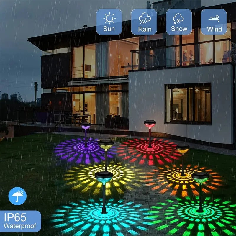 1pc Waterproof LED Solar Garden Landscape Lamp