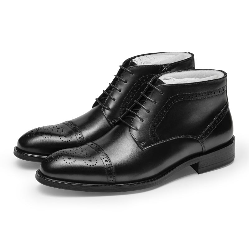 Men's Business Suit Leather Boots