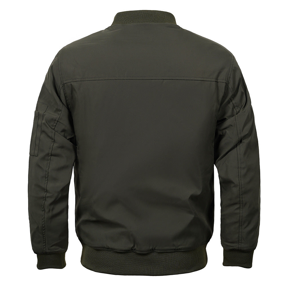 Men's Plus Size Air Force Flight Jacket for Fall/Winter