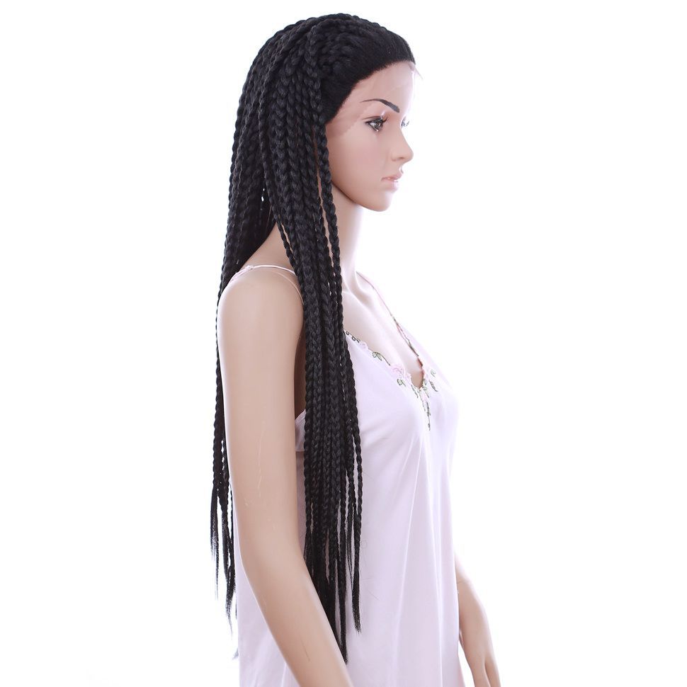 Handcrafted Exotic Lace Braid Wig Set