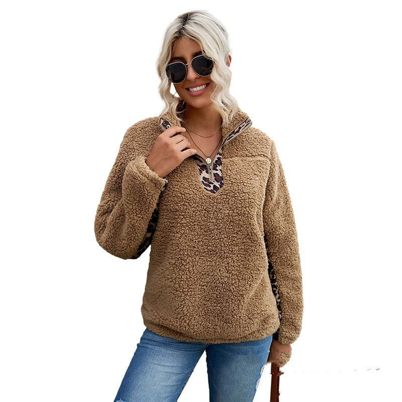 Ladies Plush Sweater for Autumn and Winter