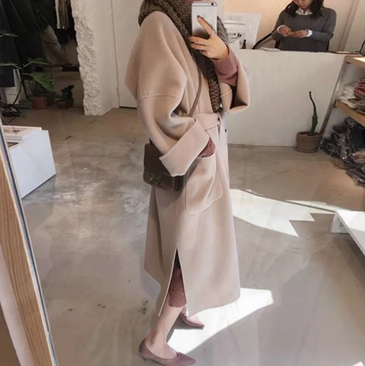 Thick Woolen Overcoat for Cold Weather
