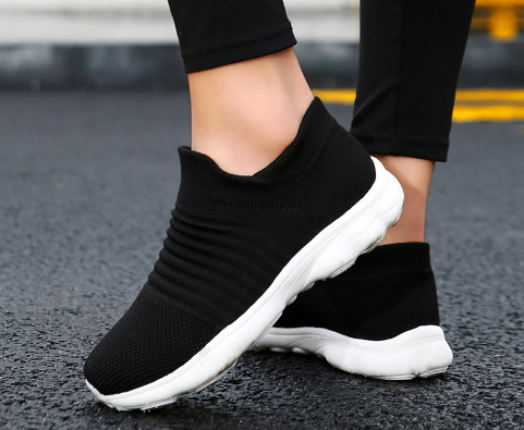 2020 Women's Casual Flyknit Ankle Sneakers for Walking