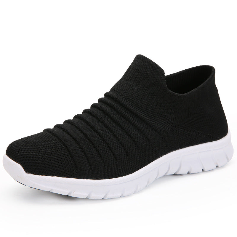 2020 Women's Casual Flyknit Ankle Sneakers for Walking