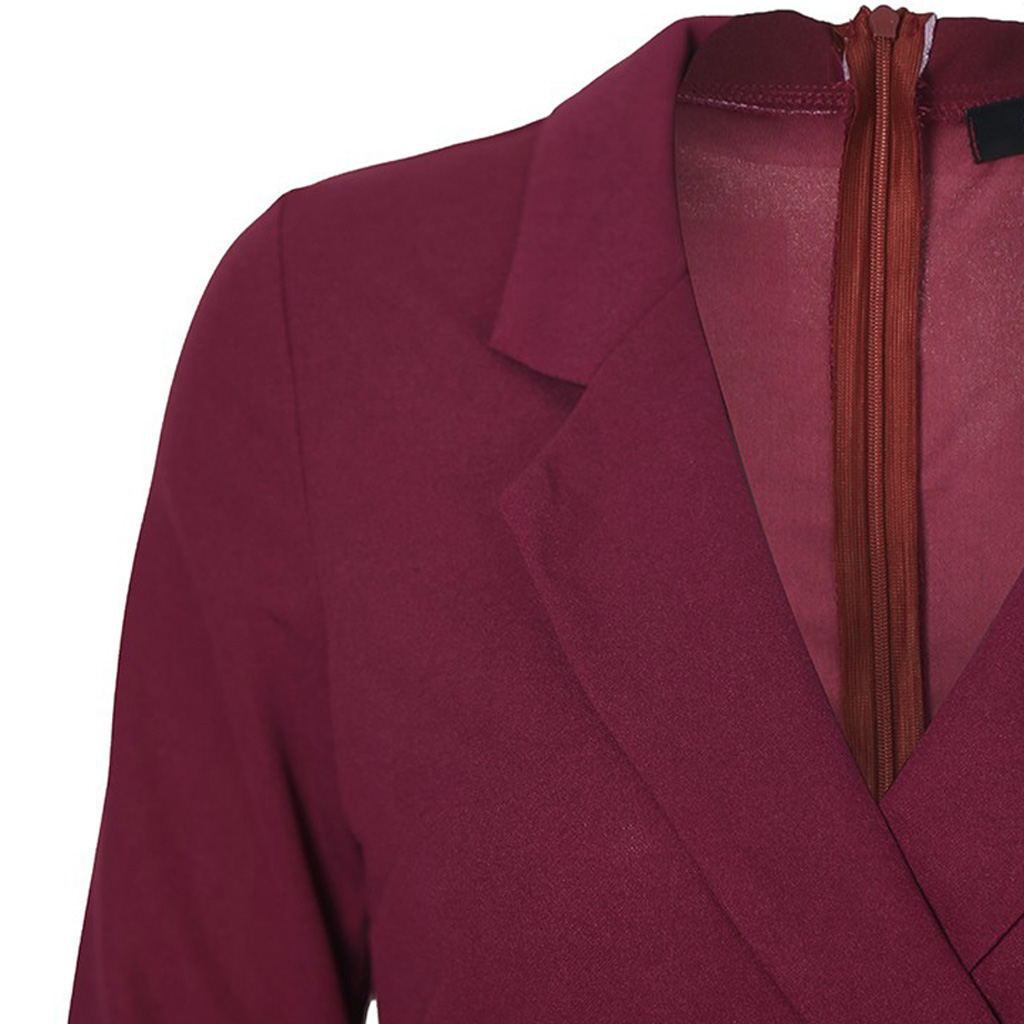 Buttoned Long Sleeve Bodycon Dress for Work (In Stock)
